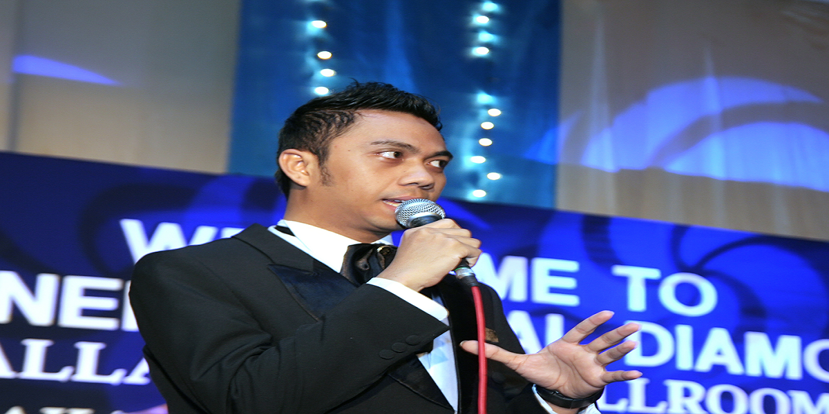 Male Emcees in Event Lobang
